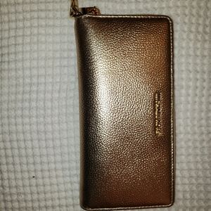 Gold Michael Kors wallet